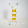 Fashion designed crystal candle holder for home and wedding decoration